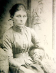 Miss Annie Curson, later Mrs Hood