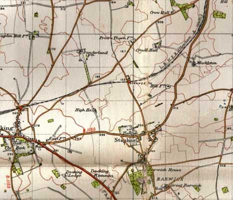 1946 Ordnance Survey map
